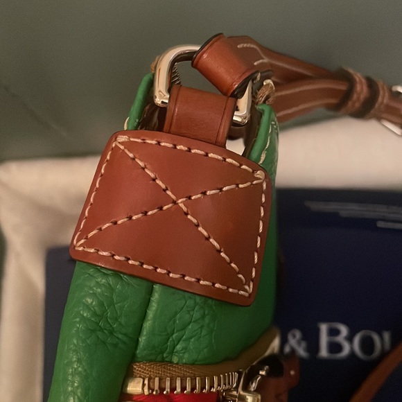 Dooney&Bourke Kelley Green Pebbled Leather Crossbody.NWT🔹FIRM🔹 - Picture 12 of 13